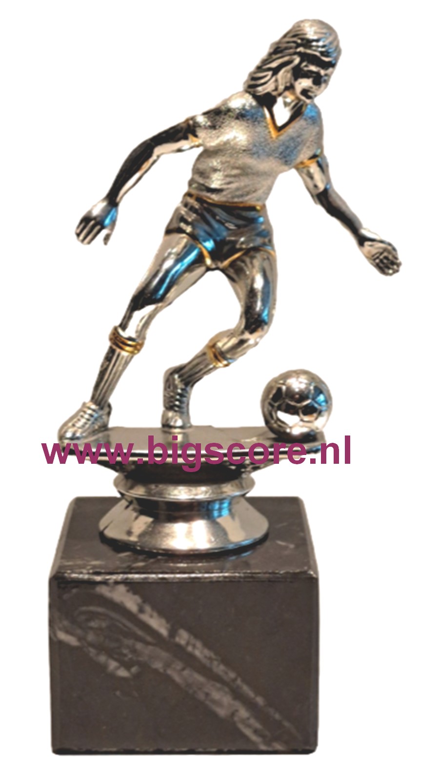 Voetbal VO-36Voetbal Dame Zilver/Goud LAATSTE 2 OP=OP!!